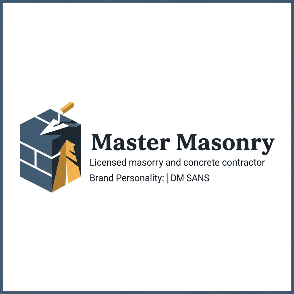 Master Masonry Concrete Construction logo